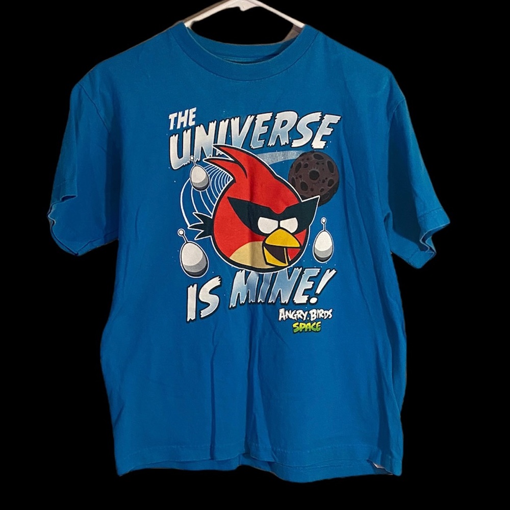 Angry Birds ‘Universe is Mine’ Birds in Space - Sz XL Boys - Discounted Ship!